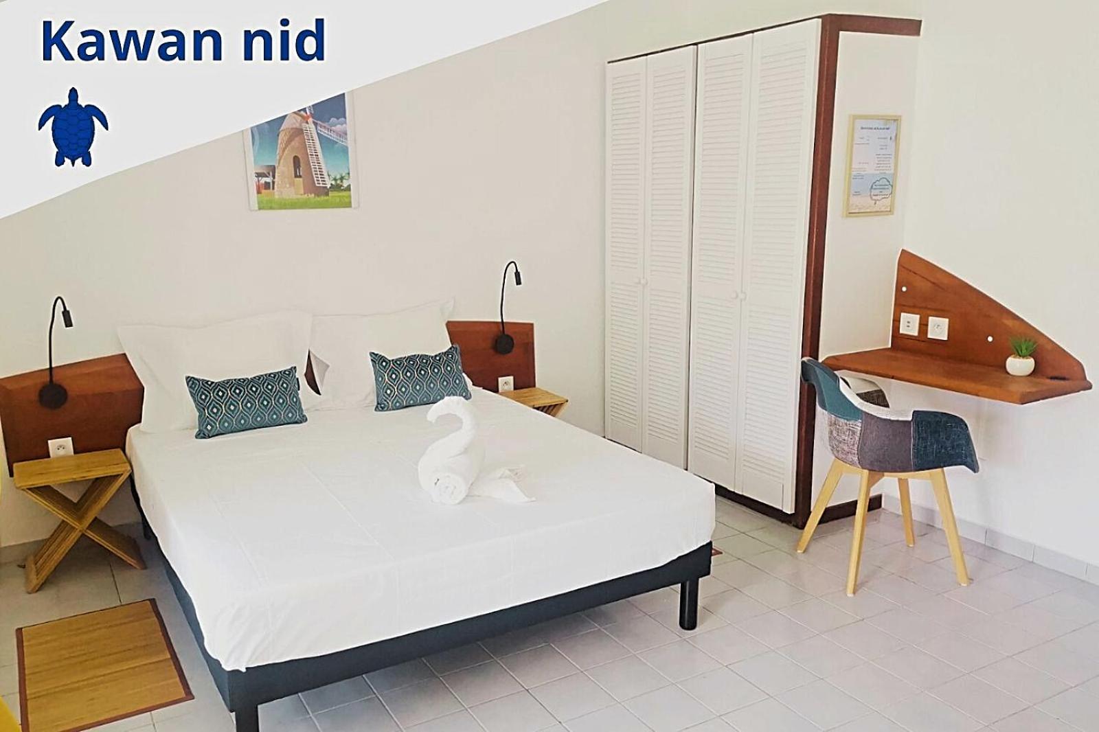 Kawan Nid - Tout Confort, Plage A 2 Min A Pied, Piscine, Wifi, Climatisation Grand-Bourg  외부 사진